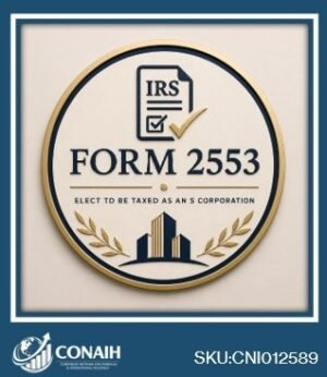 IRS Form 2553 Filing – CONAIH