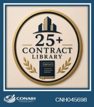 25+ Contract Library – CONAIH Access a complete library of over 25 professional contracts designed to support your business needs. CONAIH provides ready-to-use templates that help you save time and stay protected.