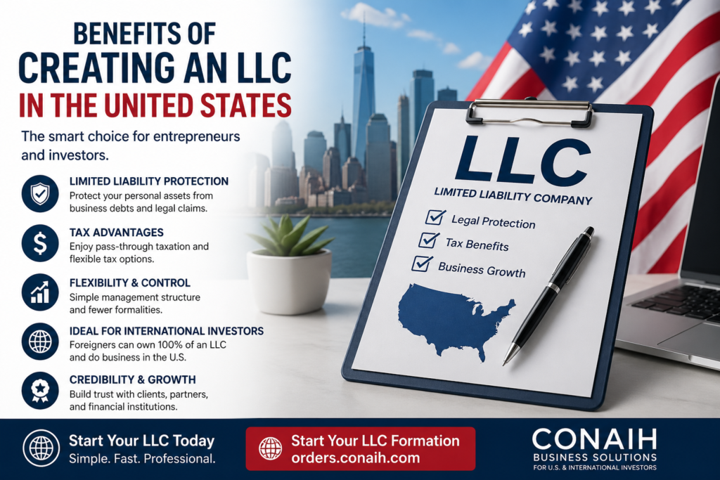 Benefits of creating an LLC in the United States