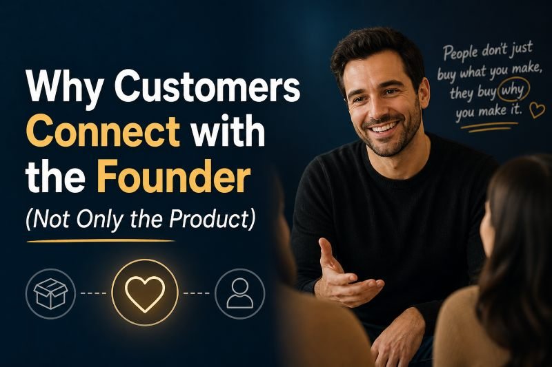 Why Customers Connect with the Founder (Not Only the Product)