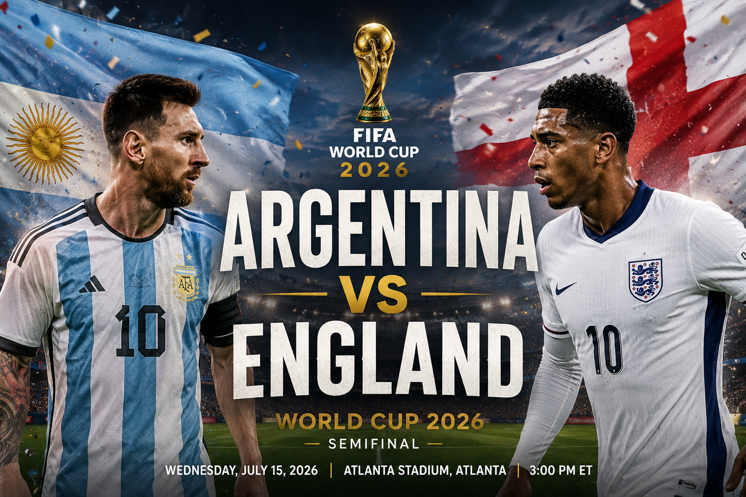 Argentina vs England World Cup 2026